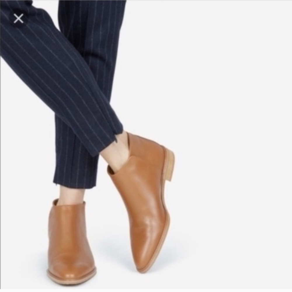 Everlane Modern Ankle Boot Brown Tan Size 7